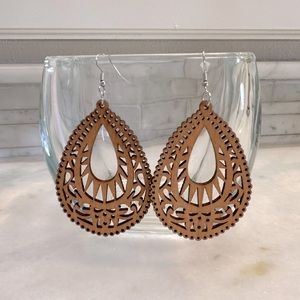 NEW wooden earrings